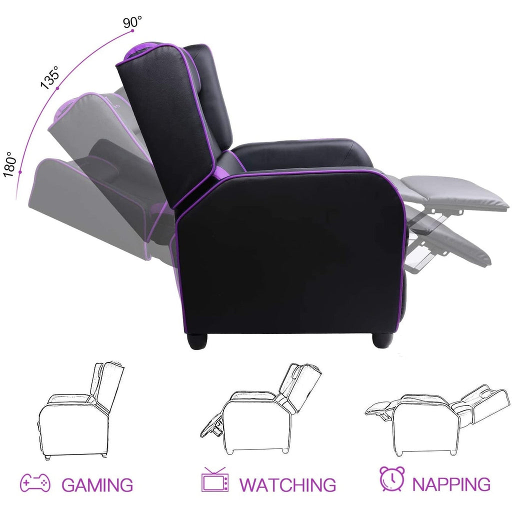 Fauteuil inclinable de jeu BOSSIN, style course, dossier haut, pour salon, cinéma
