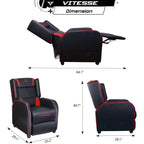 Fauteuil inclinable de jeu BOSSIN, style course, dossier haut, pour salon, cinéma