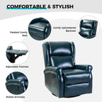 Chaise pivotante contemporaine pour chambre d'enfant Baksoho en similicuir avec base en métal par HULALA HOME