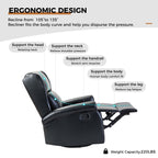 Chaise pivotante contemporaine pour chambre d'enfant Baksoho en similicuir avec base en métal par HULALA HOME