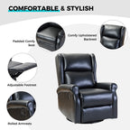 Chaise pivotante contemporaine pour chambre d'enfant Baksoho en similicuir avec base en métal par HULALA HOME