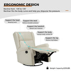 Chaise pivotante contemporaine pour chambre d'enfant Baksoho en similicuir avec base en métal par HULALA HOME