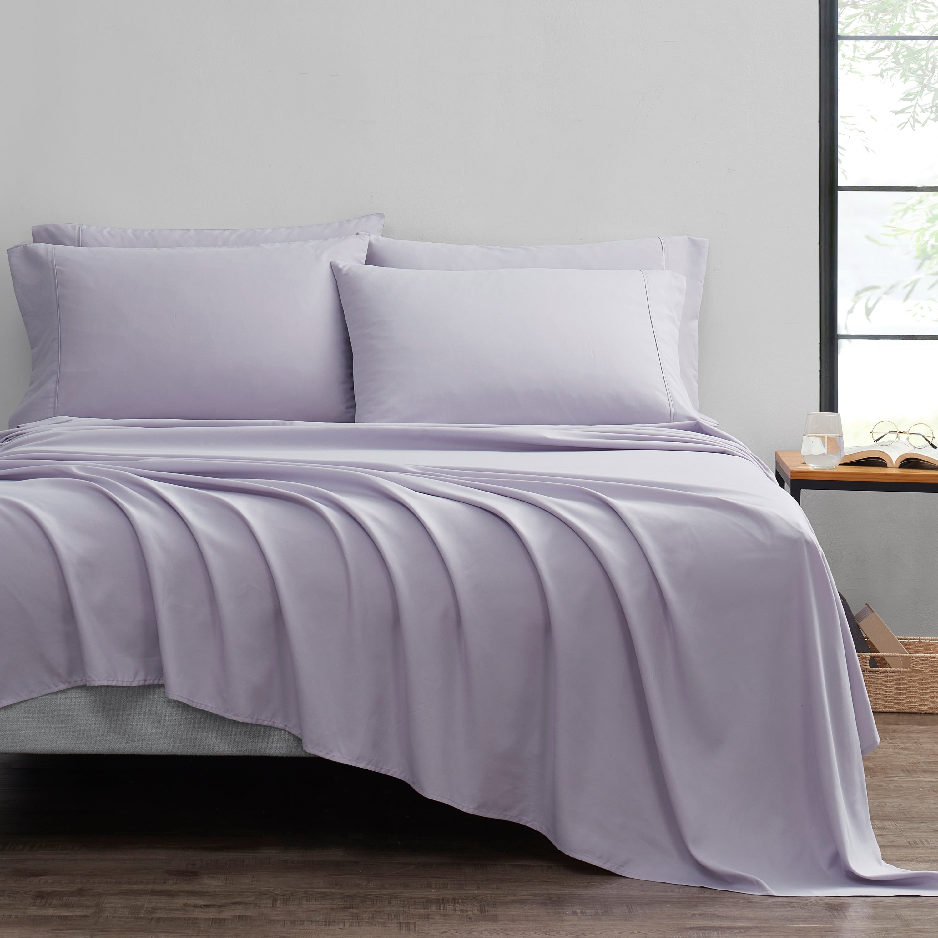 Ensemble de draps de luxe 6 pièces en bambou