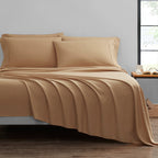 Ensemble de draps de luxe 6 pièces en bambou