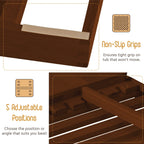 Plateau de baignoire en bambou réglable - Plateau de baignoire pliable en bois - Accessoires de bain