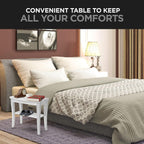 Banc de douche en bambou, tabouret de spa - Siège en bois à 2 niveaux, repose-pieds, tabouret de rasage avec pieds antidérapants et étagère de rangement