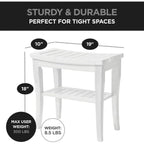 Banc de douche en bambou, tabouret de spa - Siège en bois à 2 niveaux, repose-pieds, tabouret de rasage avec pieds antidérapants et étagère de rangement