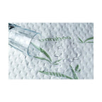Protège-matelas imperméable en bambou, tissu matelassé épais