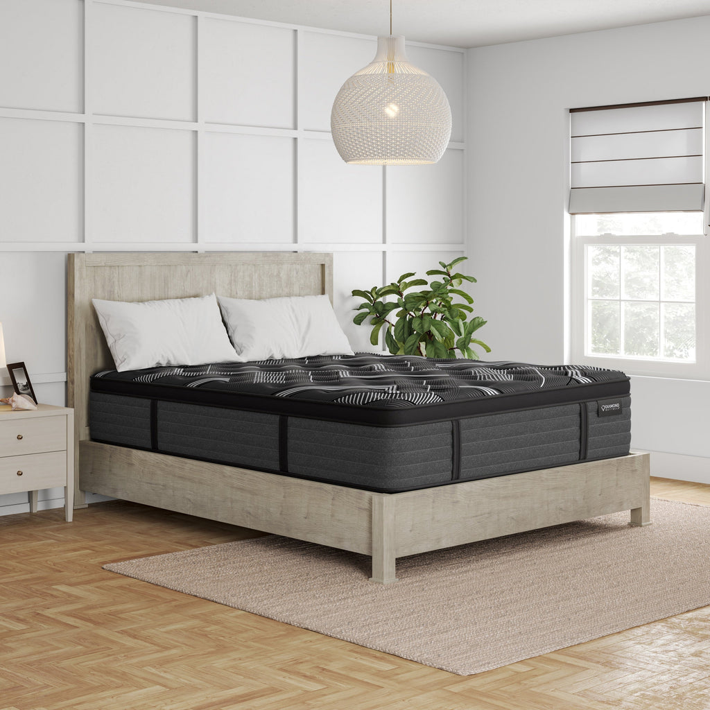 Banff Breeze, matelas hybride Euro Top en mousse à mémoire de forme infusée de graphite ultra-fraîche, certifié CertiPUR US et Greenguard Gold