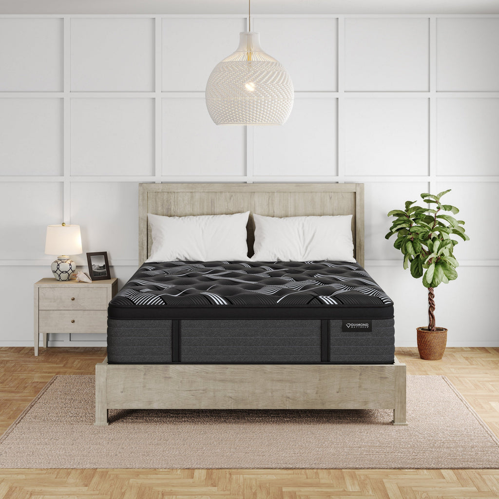 Banff Breeze, matelas hybride Euro Top en mousse à mémoire de forme infusée de graphite ultra-fraîche, certifié CertiPUR US et Greenguard Gold