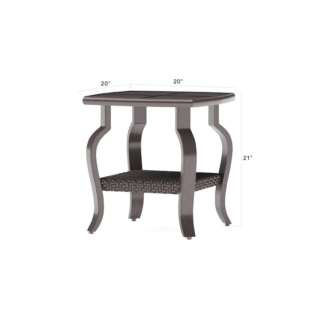 Ensemble de fauteuils club et poufs d'extérieur Barcelo Sunbrella 5 pièces