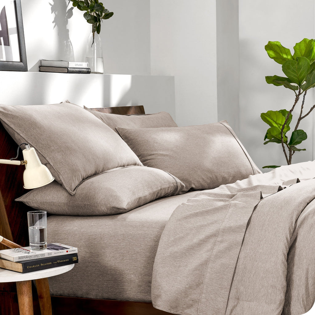 Bare Home Heathered Bed-in-a-Bag - Ensemble couette et ensemble de draps