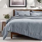 Bare Home Heathered Bed-in-a-Bag - Ensemble couette et ensemble de draps