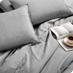 Bare Home Heathered Bed-in-a-Bag - Ensemble couette et ensemble de draps