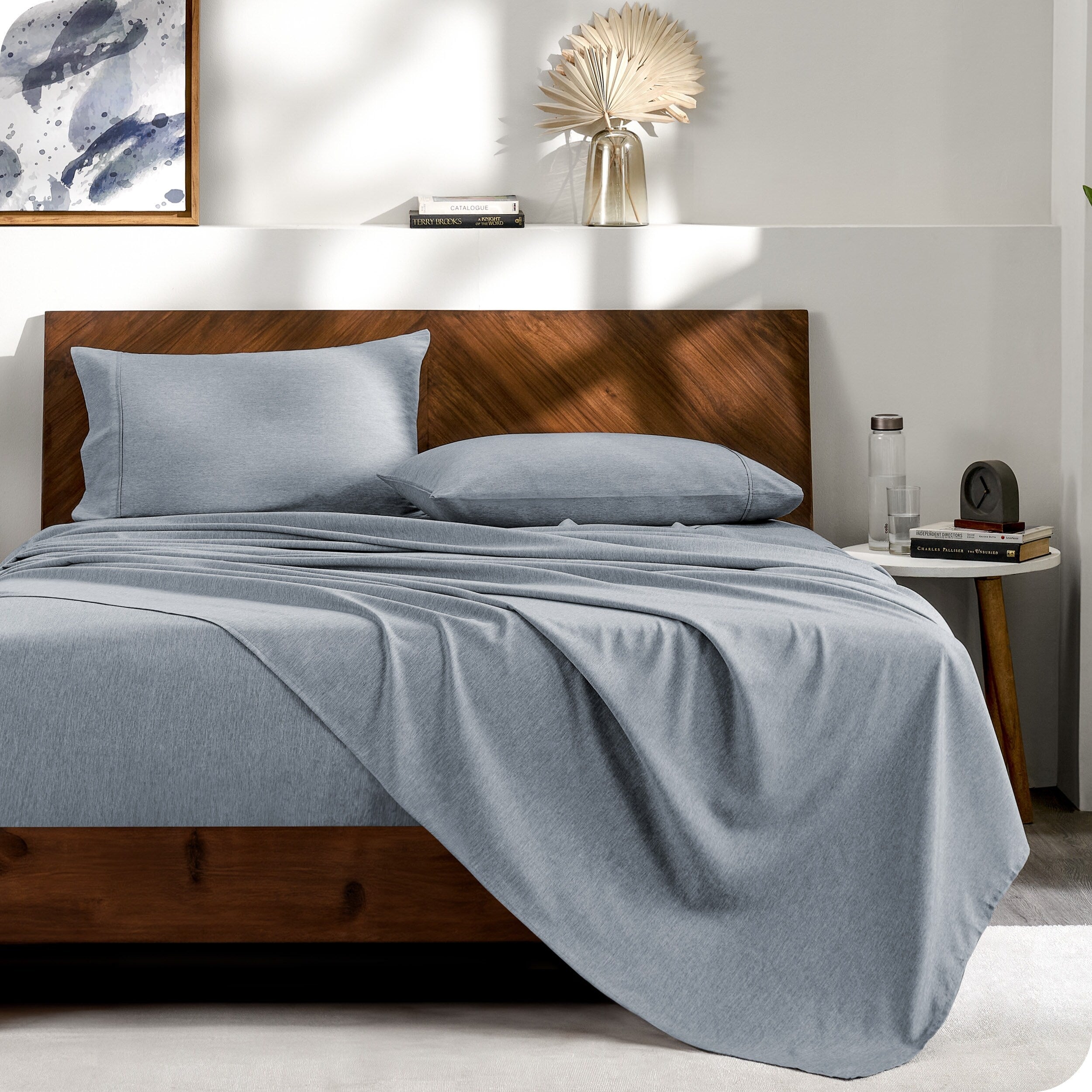 Bare Home Heathered Bed-in-a-Bag - Ensemble couette et ensemble de draps