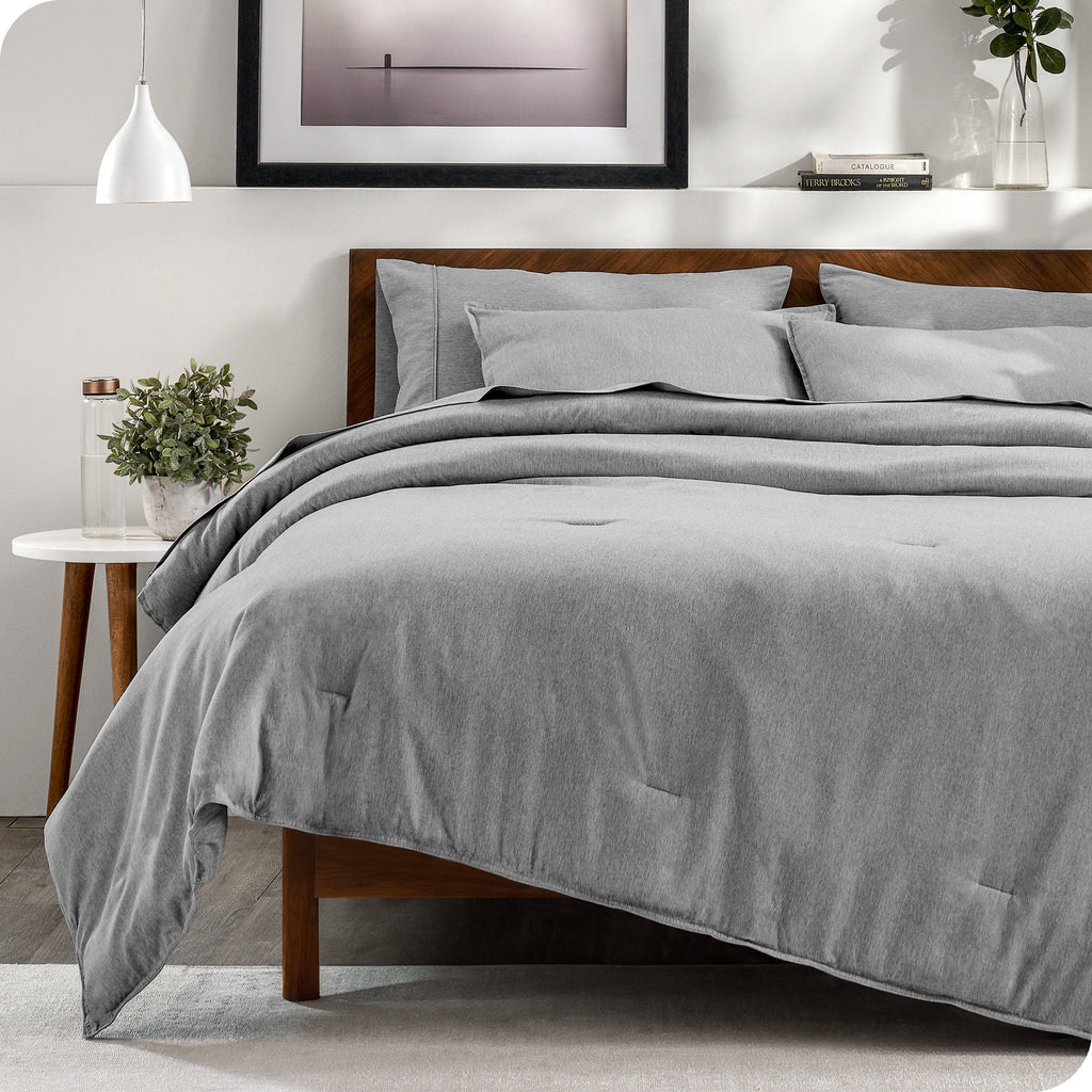Bare Home Heathered Bed-in-a-Bag - Ensemble couette et ensemble de draps
