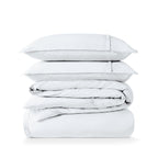 Parure de couette en percale de coton biologique Bare Home