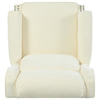 Fauteuil inclinable rembourré Barnn avec dossier à oreilles par Christopher Knight Home