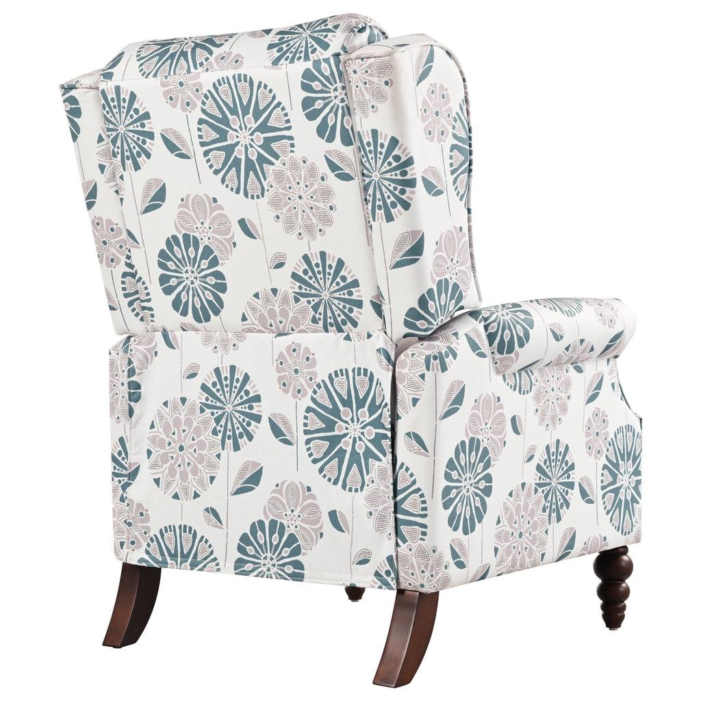 Fauteuil inclinable rembourré Barnn avec dossier à oreilles par Christopher Knight Home