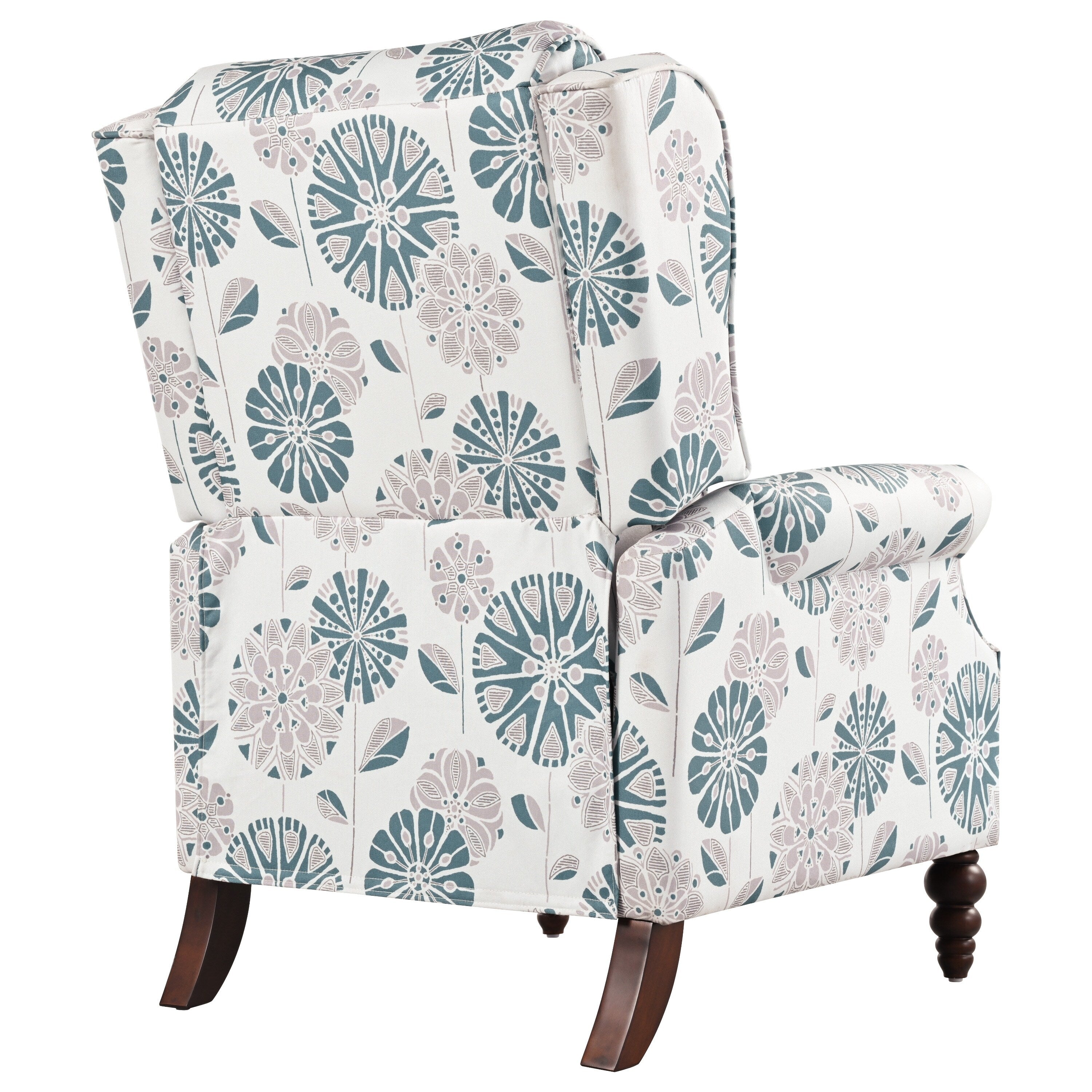 Fauteuil inclinable rembourré Barnn avec dossier à oreilles par Christopher Knight Home