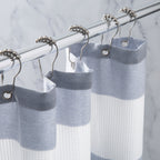 Anneaux de rideau de douche Bath Bliss, lot de 12 - Satin