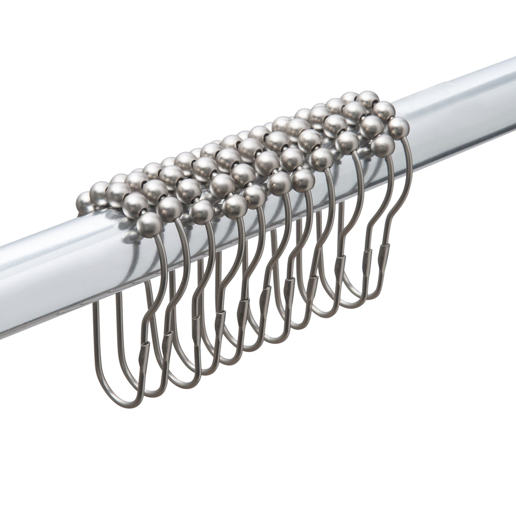 Anneaux de rideau de douche Bath Bliss, lot de 12 - Satin