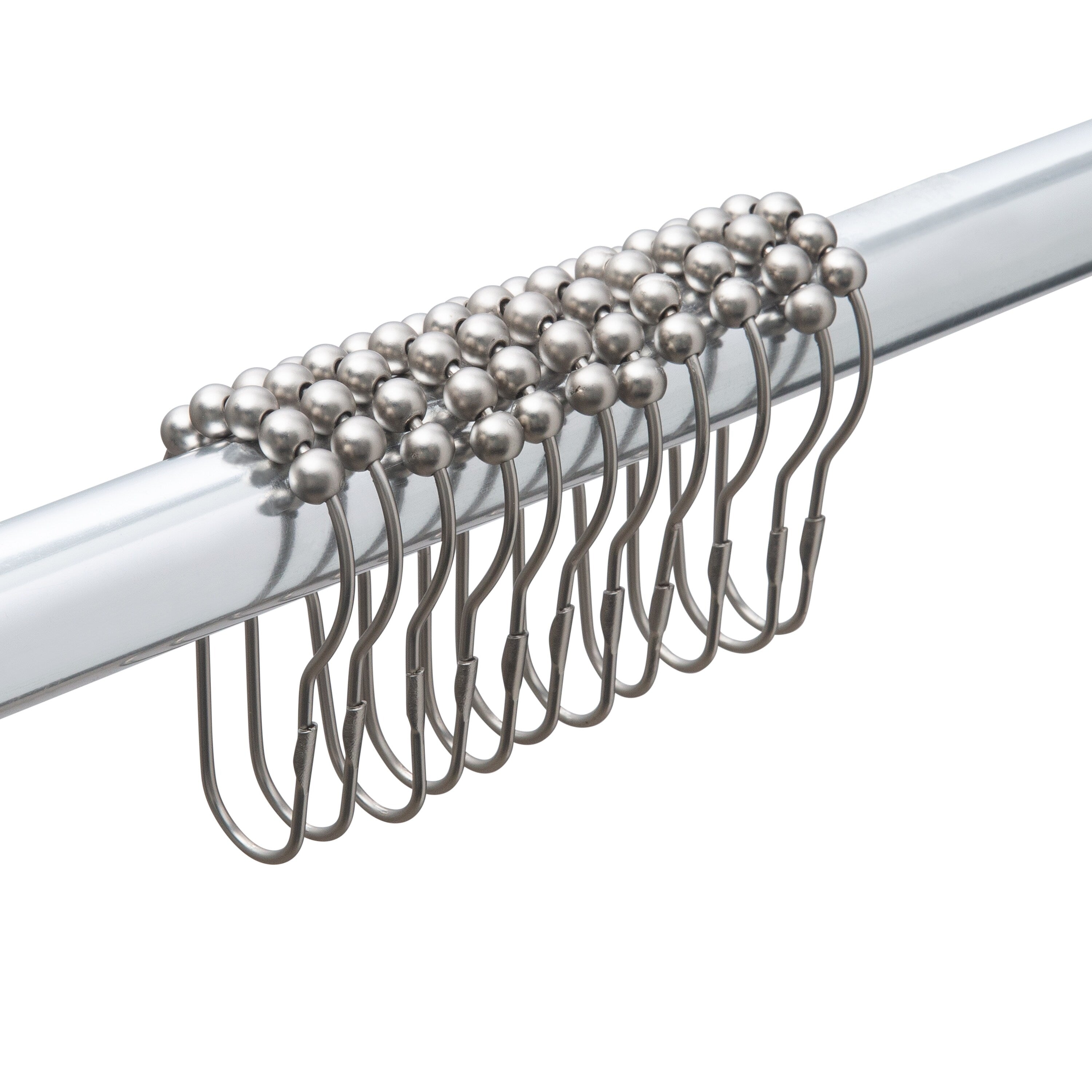 Anneaux de rideau de douche Bath Bliss, lot de 12 - Satin