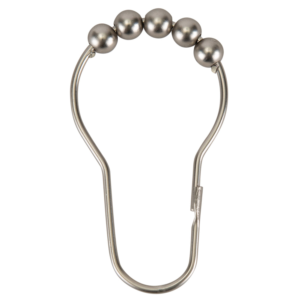 Anneaux de rideau de douche Bath Bliss, lot de 12 - Satin