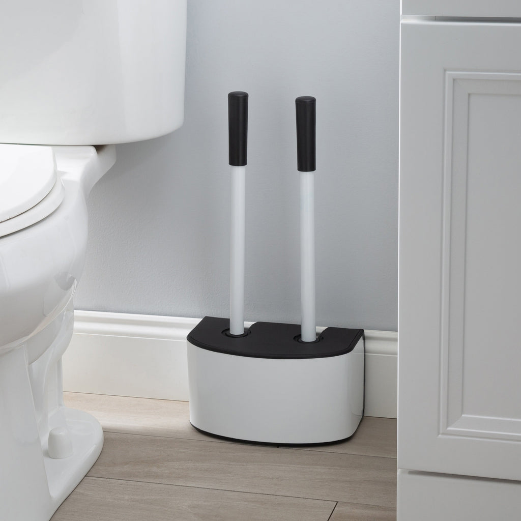 Ensemble brosse de toilette et déboucheur 2 en 1 Bath Bliss
