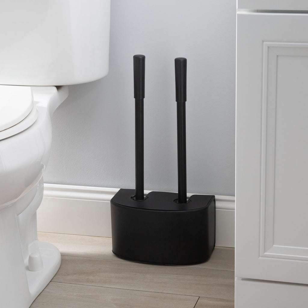 Ensemble brosse de toilette et déboucheur 2 en 1 Bath Bliss