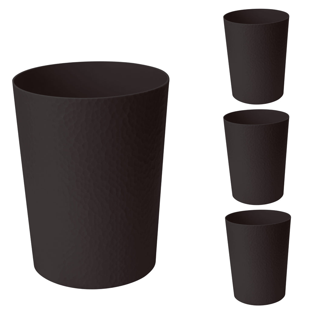 Poubelle texturée martelée Bath Bliss