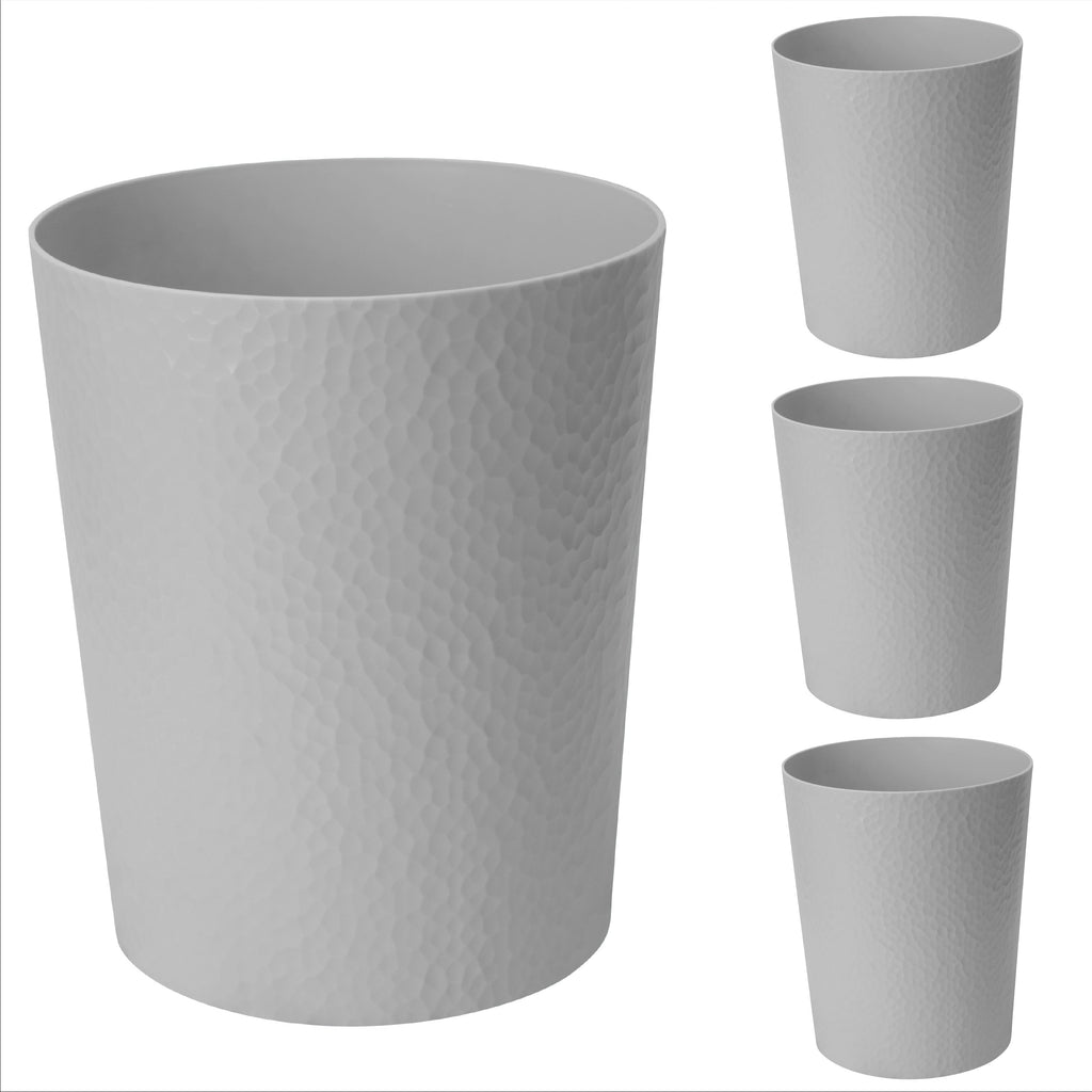 Poubelle texturée martelée Bath Bliss