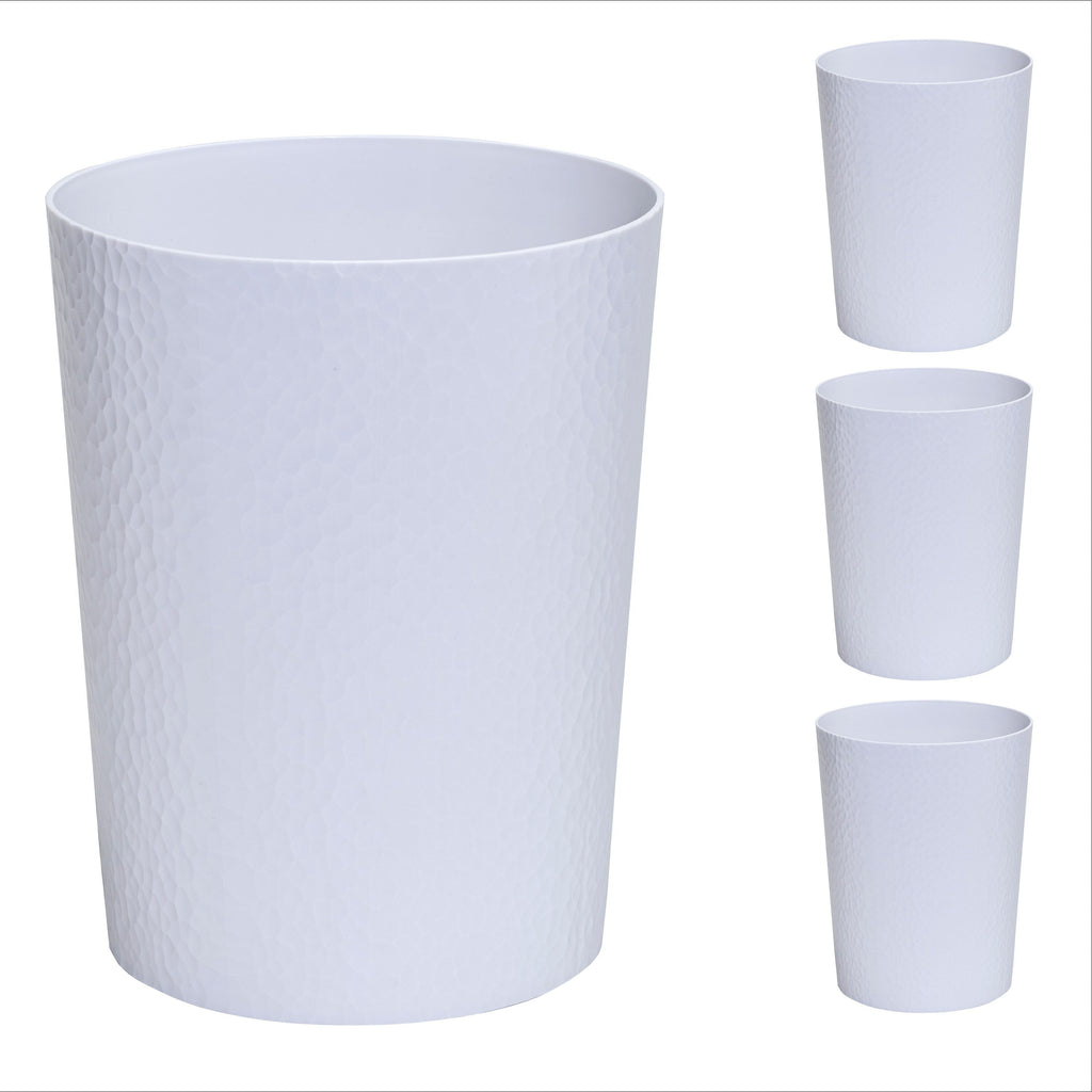 Poubelle texturée martelée Bath Bliss