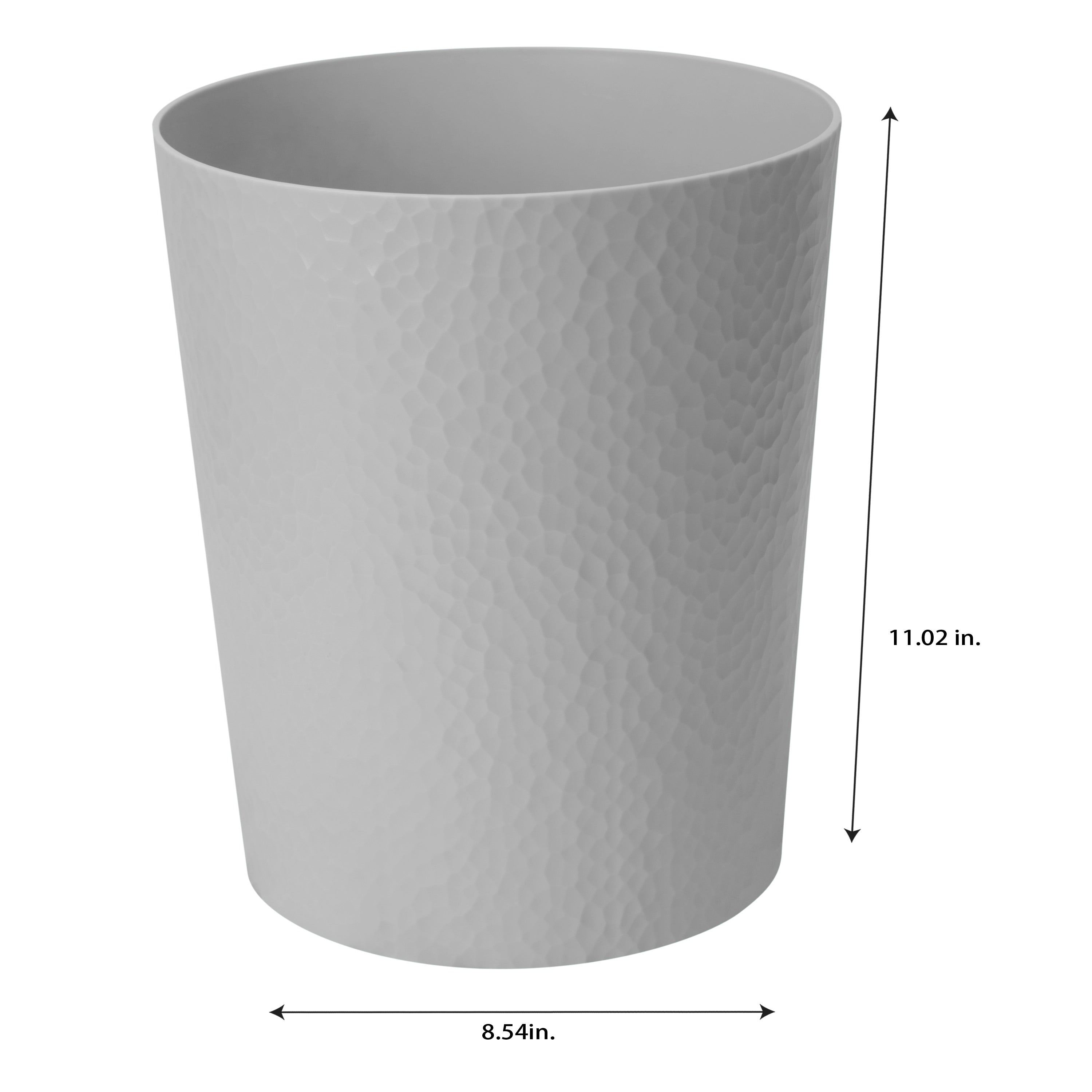 Poubelle texturée martelée Bath Bliss