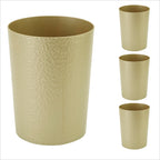 Poubelle texturée martelée Bath Bliss