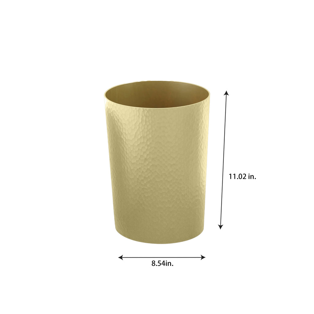 Poubelle texturée martelée Bath Bliss