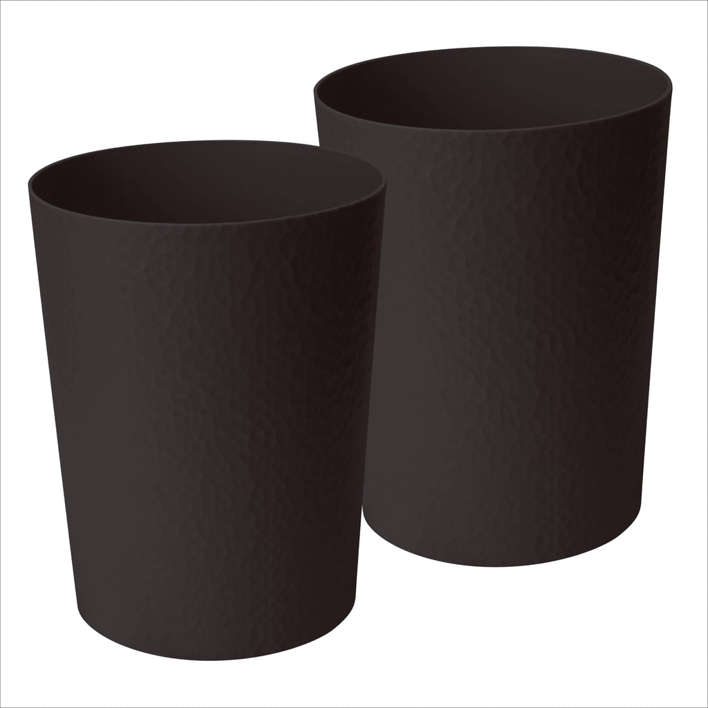 Poubelle texturée martelée Bath Bliss