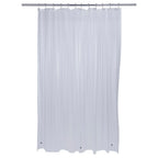 Revêtement de douche transparent à œillets épais Bath Bliss