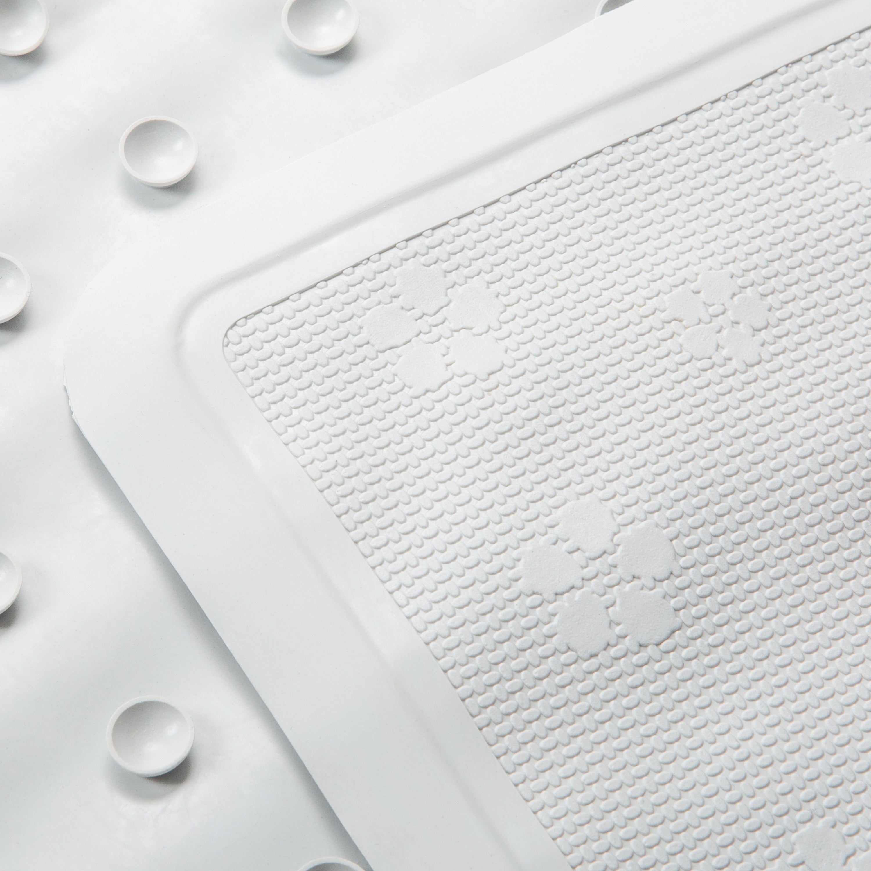 Grand tapis de bain Bath Bliss en blanc