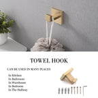 Ensemble de 5 accessoires de salle de bain Bathlet en acier inoxydable