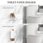 Ensemble de 5 accessoires de salle de bain Bathlet en acier inoxydable