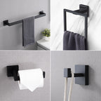 Ensemble de 5 accessoires de salle de bain Bathlet en acier inoxydable