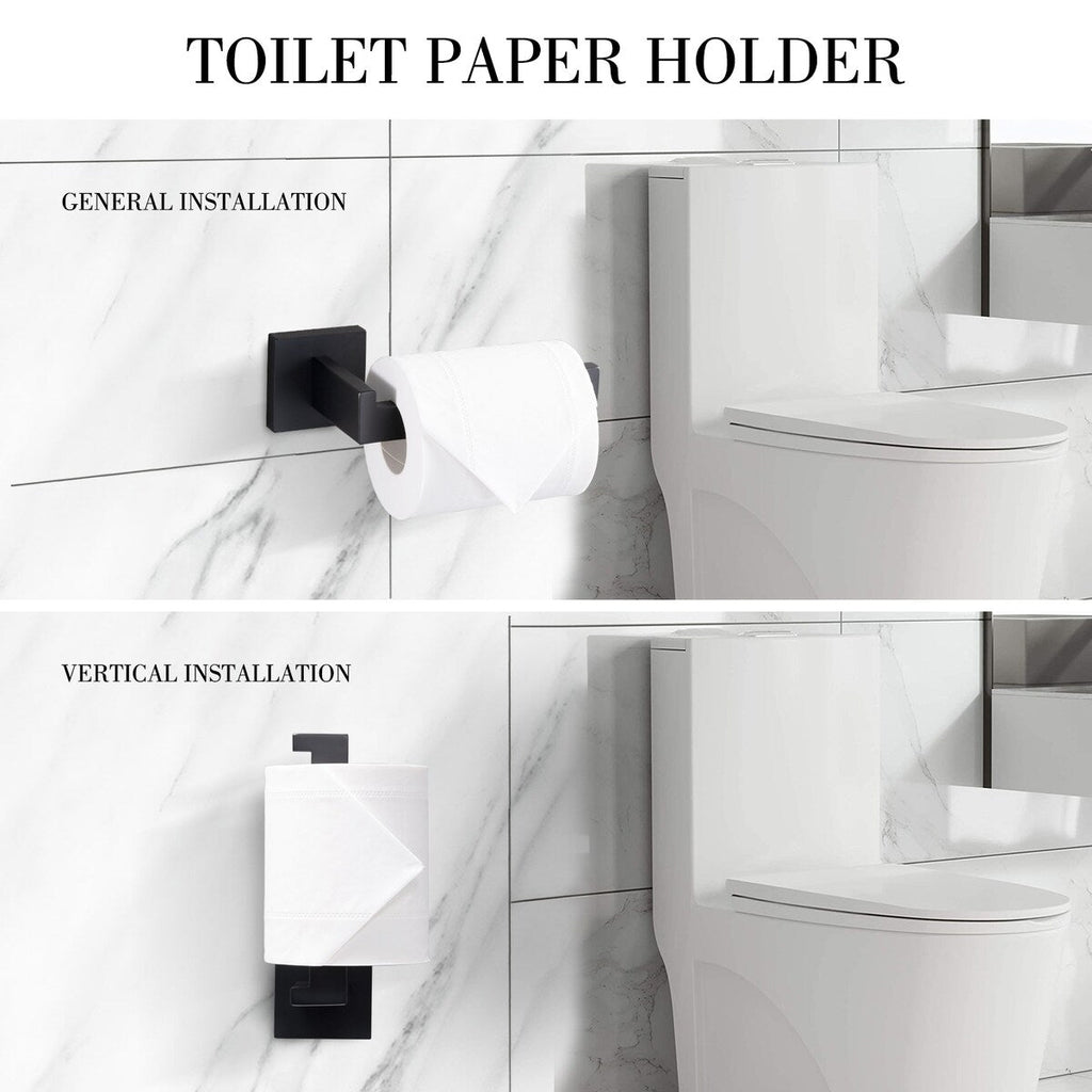 Ensemble de 5 accessoires de salle de bain Bathlet en acier inoxydable