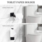 Ensemble de 5 accessoires de salle de bain Bathlet en acier inoxydable