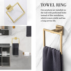 Ensemble de 5 accessoires de salle de bain Bathlet en acier inoxydable