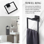 Ensemble de 5 accessoires de salle de bain Bathlet en acier inoxydable