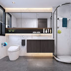 Ensemble de 5 accessoires de salle de bain Bathlet en acier inoxydable