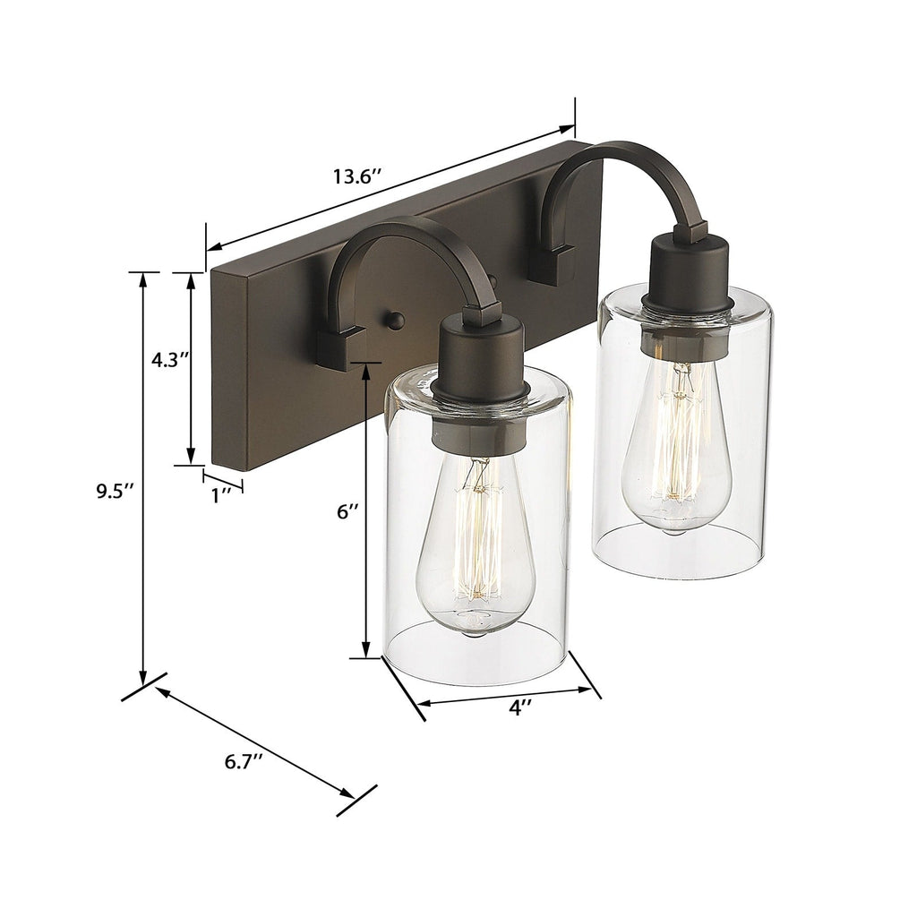 Applique murale style ferme pour salle de bain