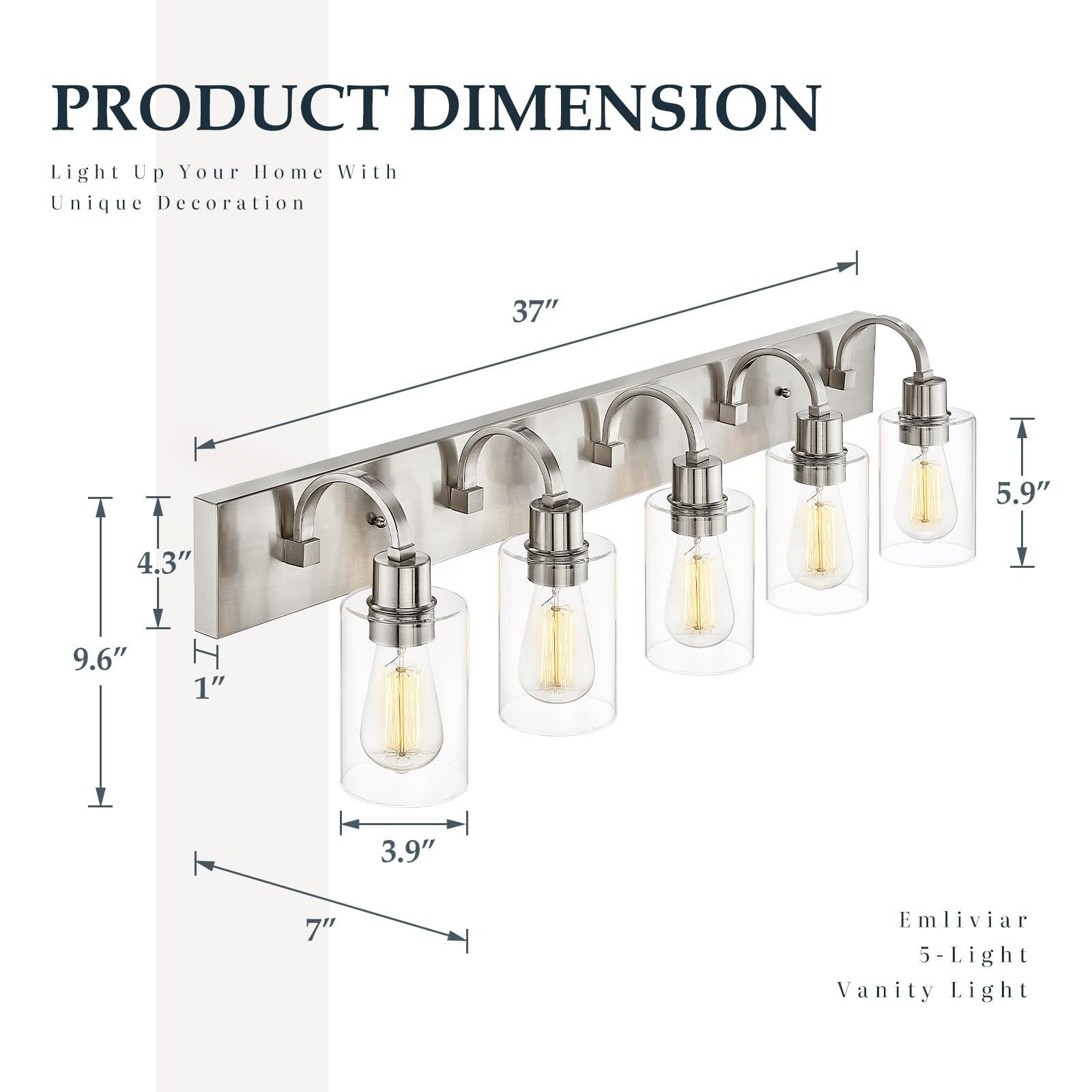 Applique murale style ferme pour salle de bain