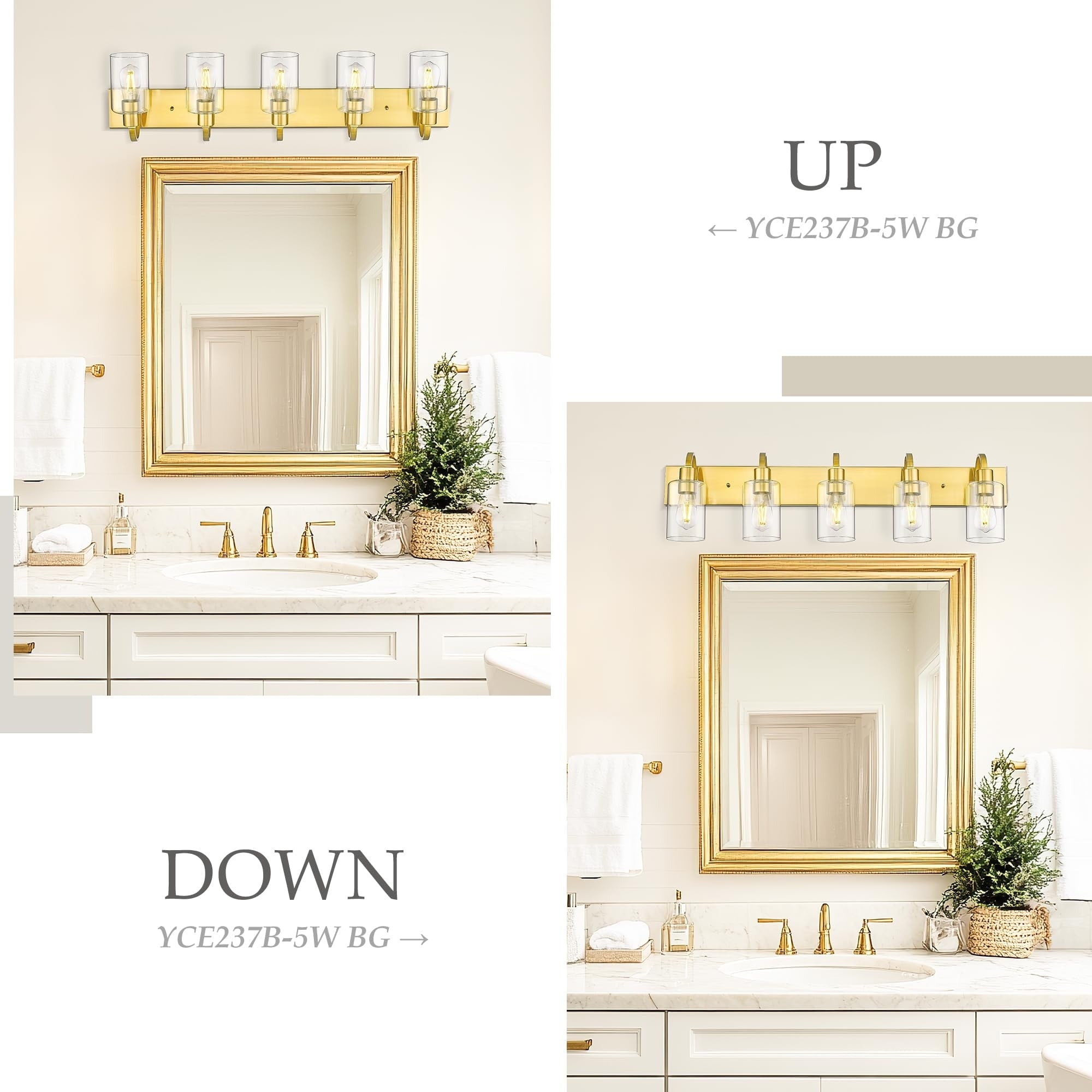 Applique murale style ferme pour salle de bain